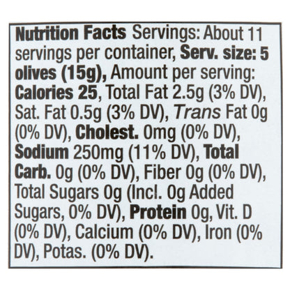 Delallo Stuffed Manzanilla Olives 5.75oz