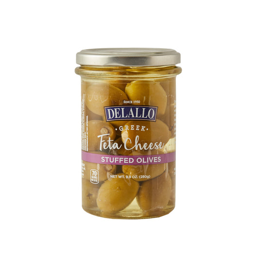 Delallo Green Olives Stuffed With Feta 9.9oz
