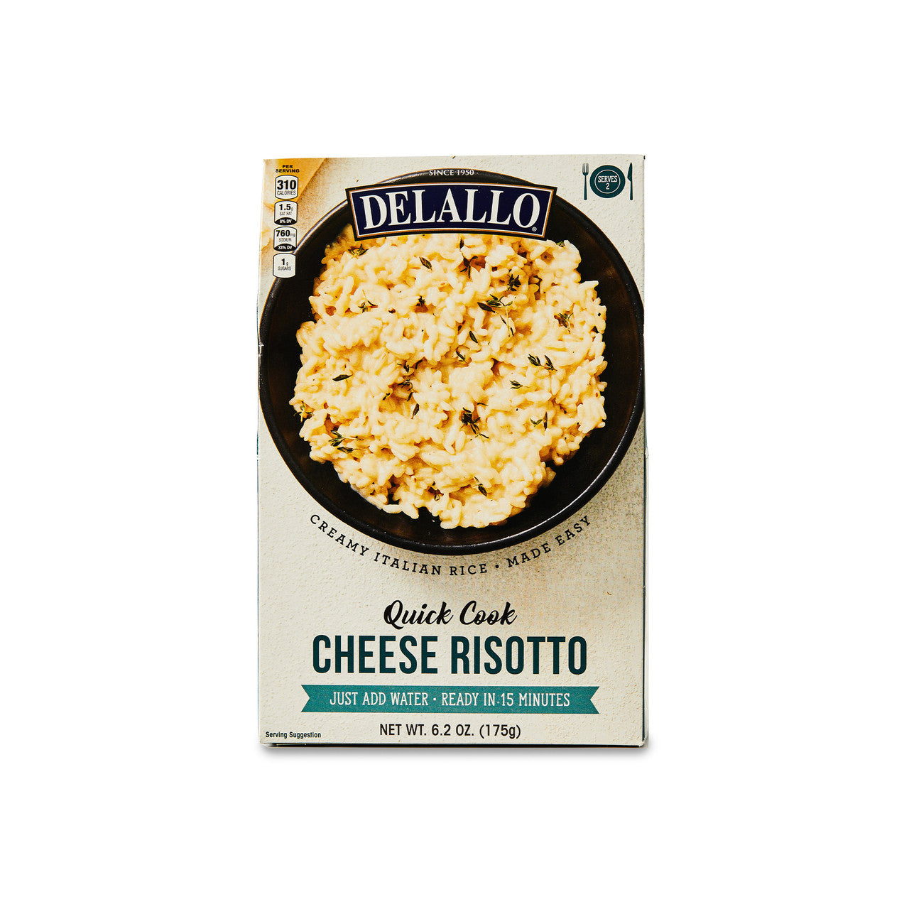 Delallo Cheese Risotto Quick Cook 6.2oz