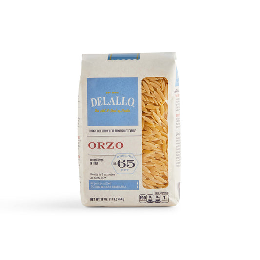 Delallo Orzo Pasta 1lb Bag