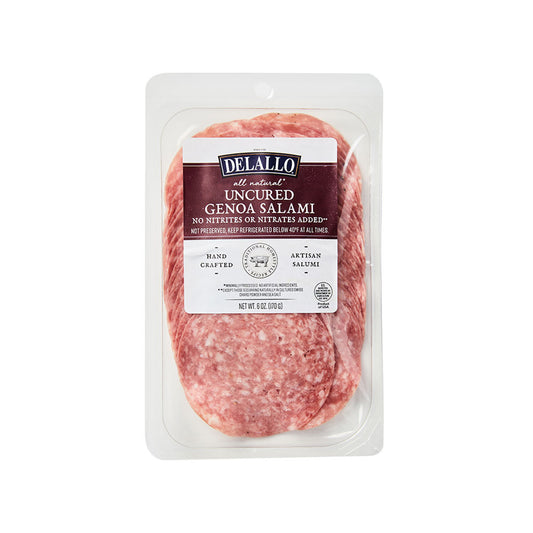 Delallo Sliced Genoa Salami 6oz