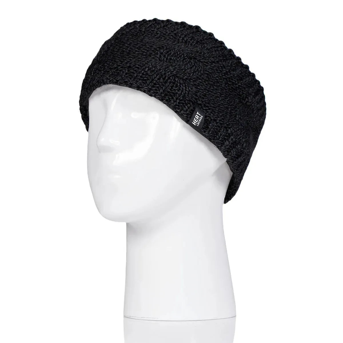 Women's Alta Cable Knit Headband - Black