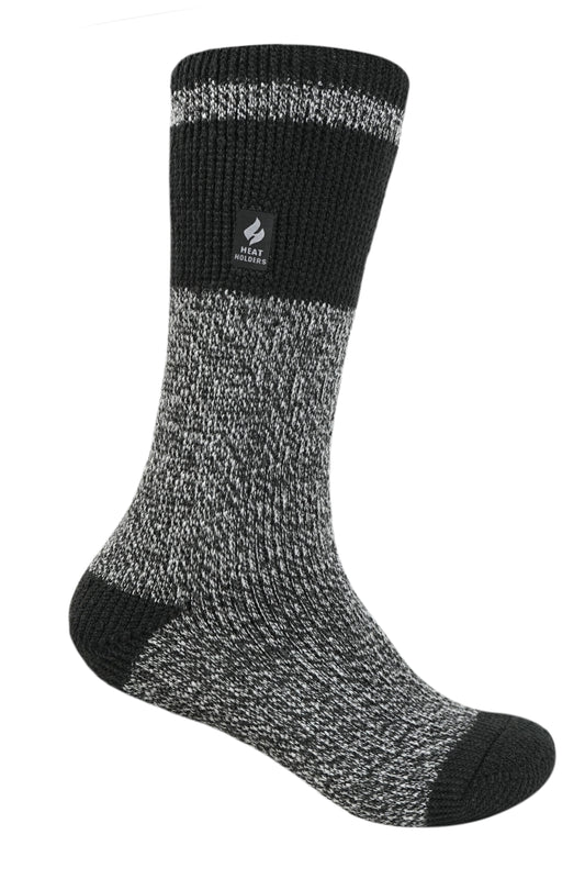 Children's Heat Locker Black Thermal Socks - Shoe Size 3-6.5