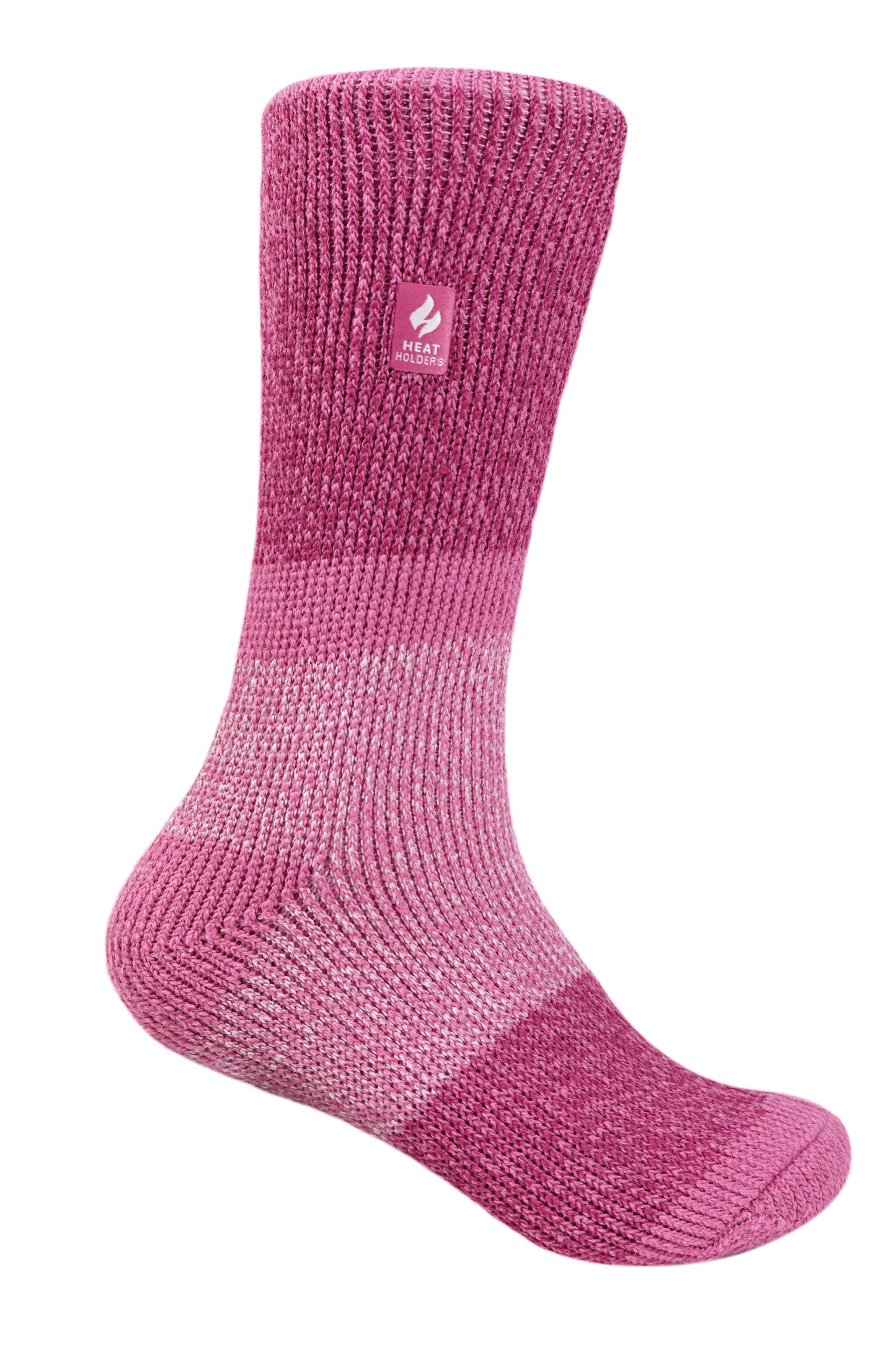 Children's Heat Locker Pink Thermal Socks - Shoe Size 3-6.5