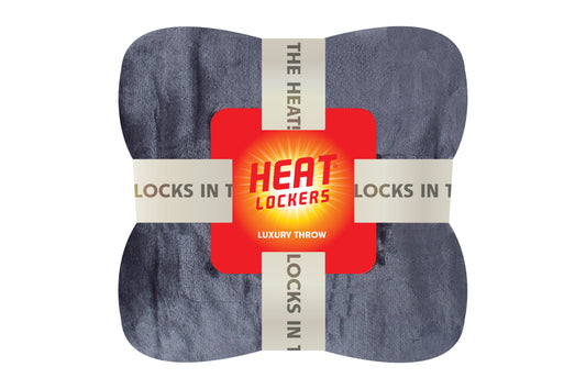 Heat Lockers Thermal Throw Blanket - Silver