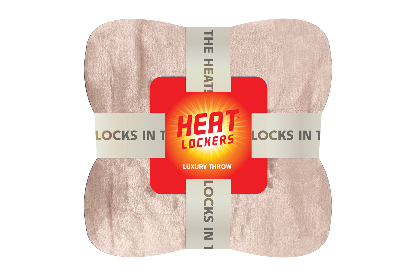 Heat Lockers Thermal Throw Blanket - Cream