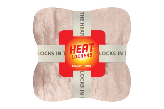 Heat Lockers Thermal Throw Blanket - Cream