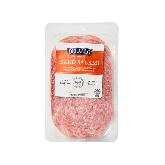 Delallo Sliced Hard Salami 6oz