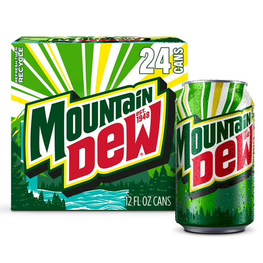 Mountain Dew 12oz Cans (24-Pack)