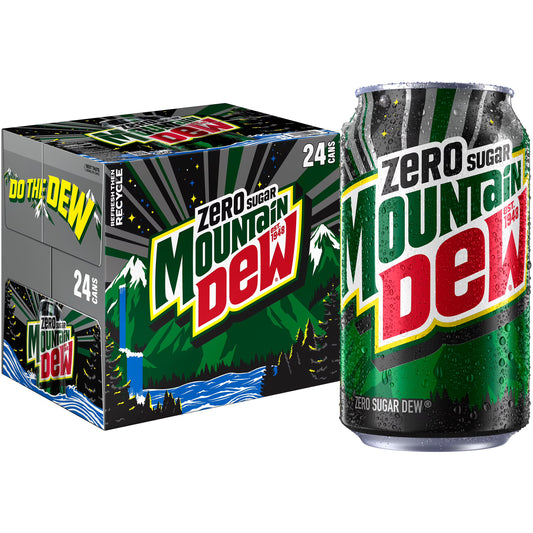 Mountain Dew Zero 12oz Cans (24-Pack)