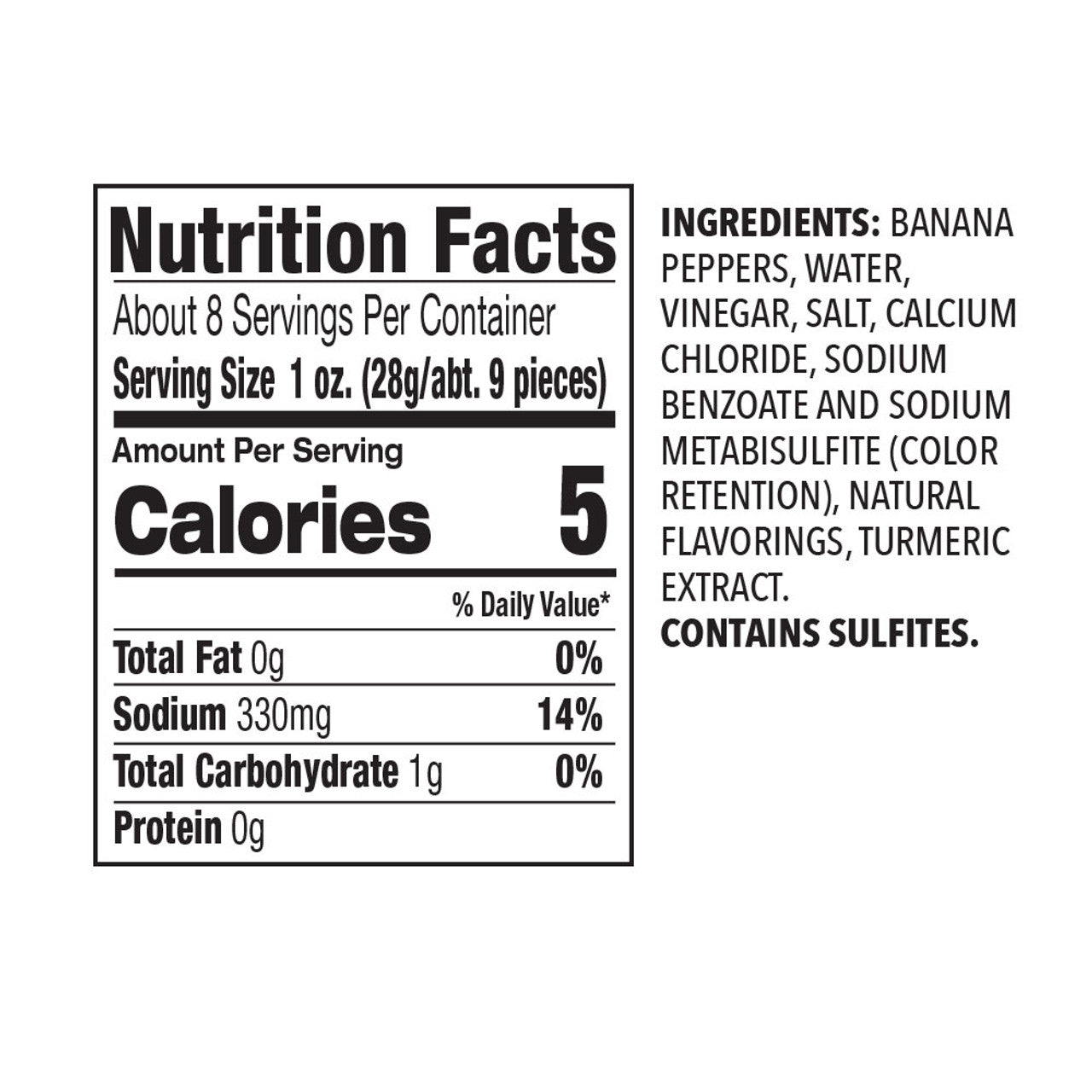 Delallo Mild Banana Pepper Rings 16oz