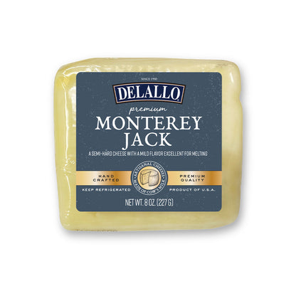 Delallo 8oz Monterey Jack Cheese
