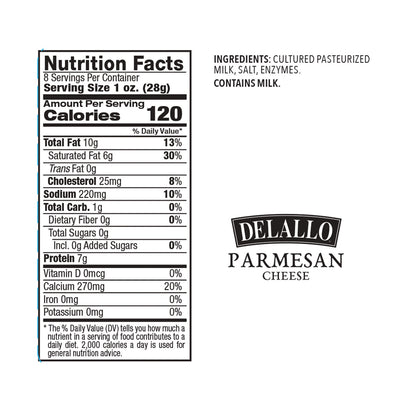 Delallo 8oz Parmesan Cheese