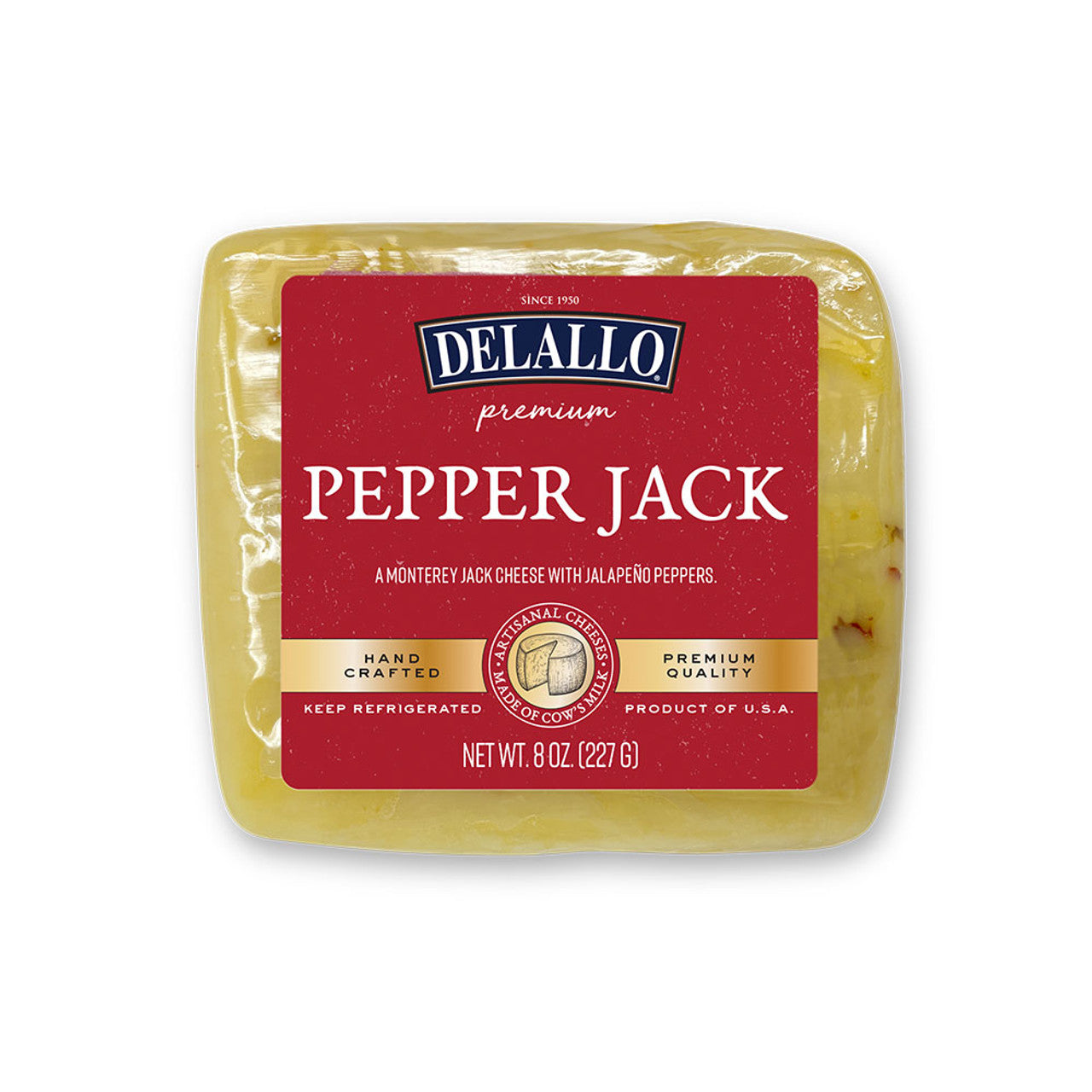 Delallo 8oz Pepper Jack Cheese
