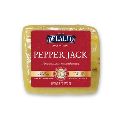 Delallo 8oz Pepper Jack Cheese