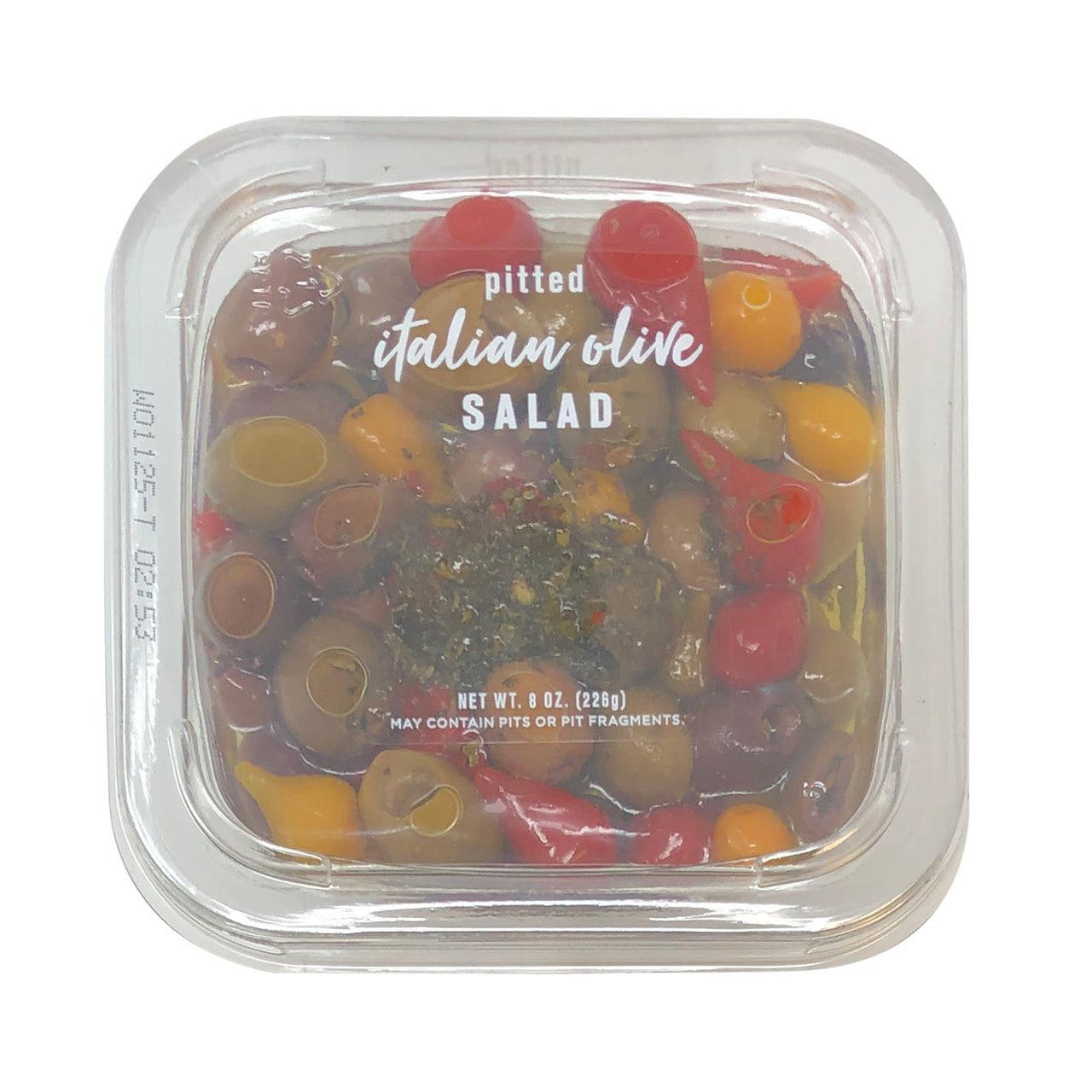 Delallo Hot Pitted Olive Salad 8oz