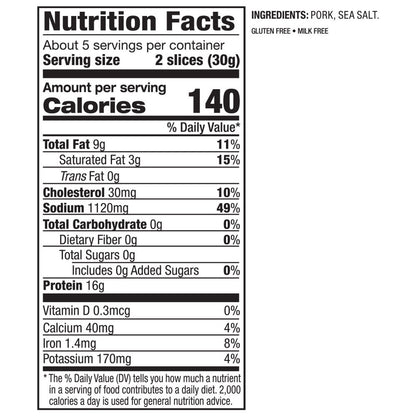 Delallo Sliced Prosciutto 5oz