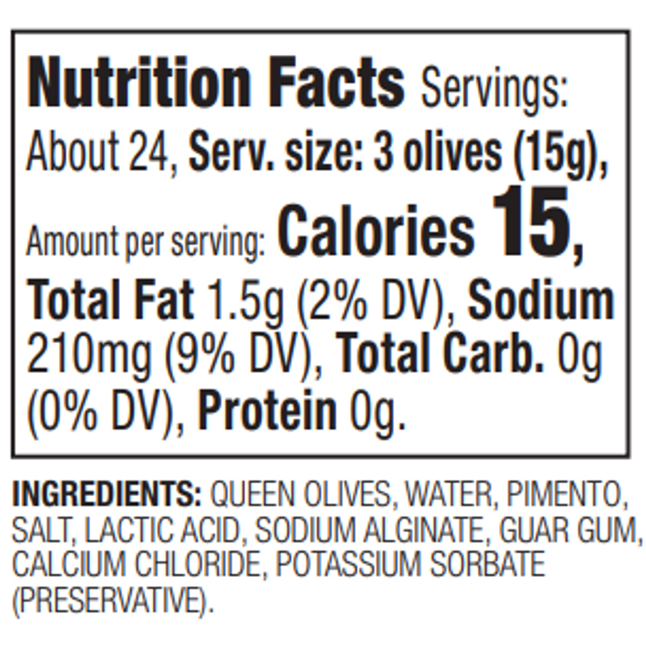 Delallo Stuffed Queen Olives 13oz