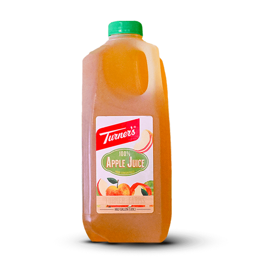 Turner's Apple Juice 1/2 Gallon