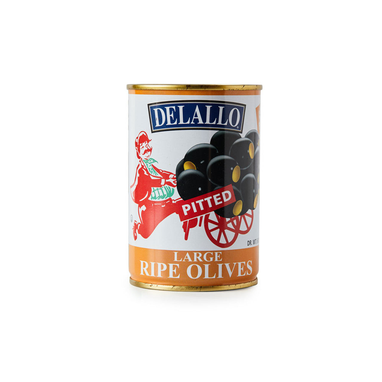 Delallo Large Pitted Olives 6oz