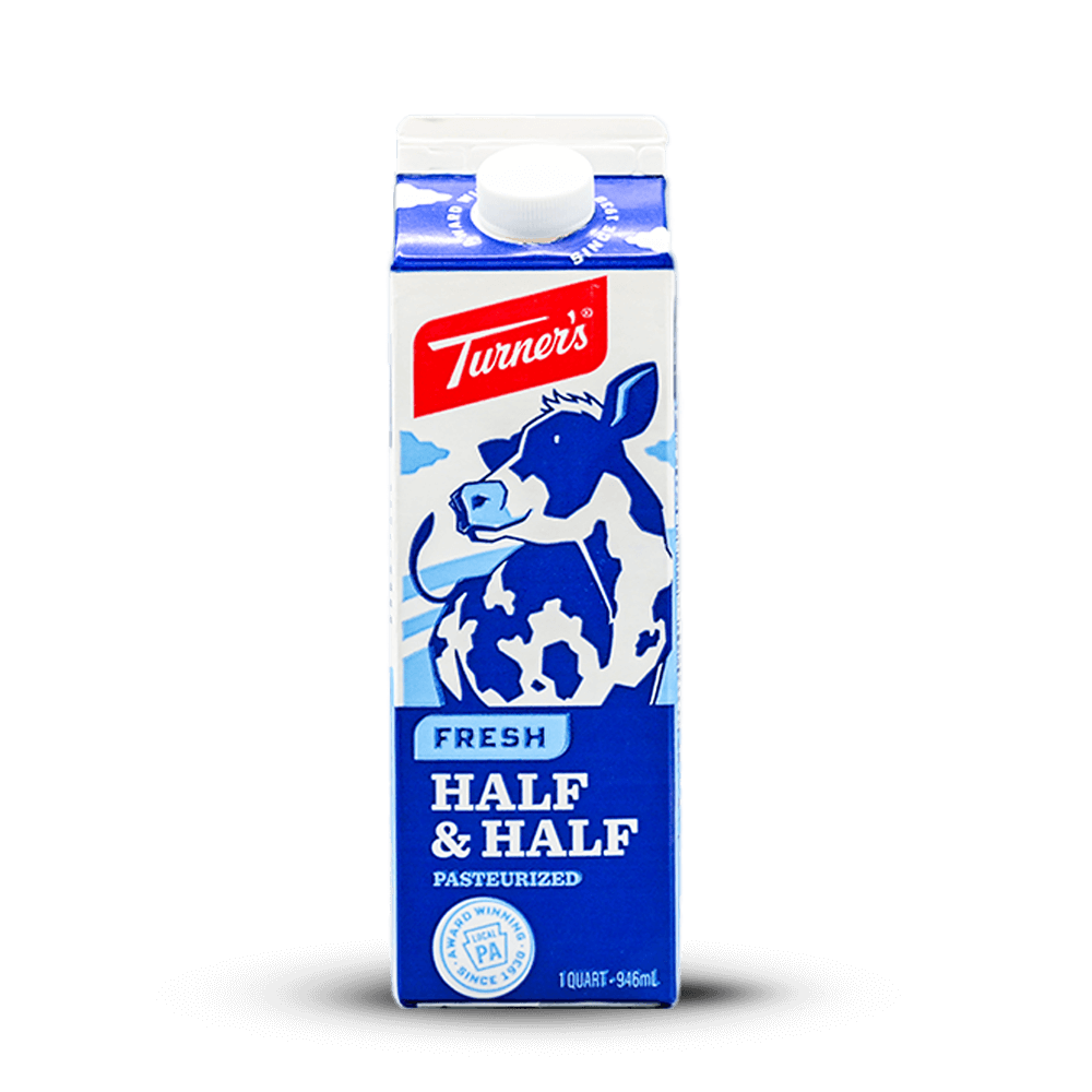 Turner's Half & Half Fresh Paper Quart