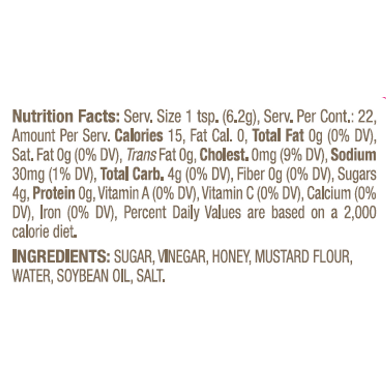 Delallo Honey Mustard 5oz