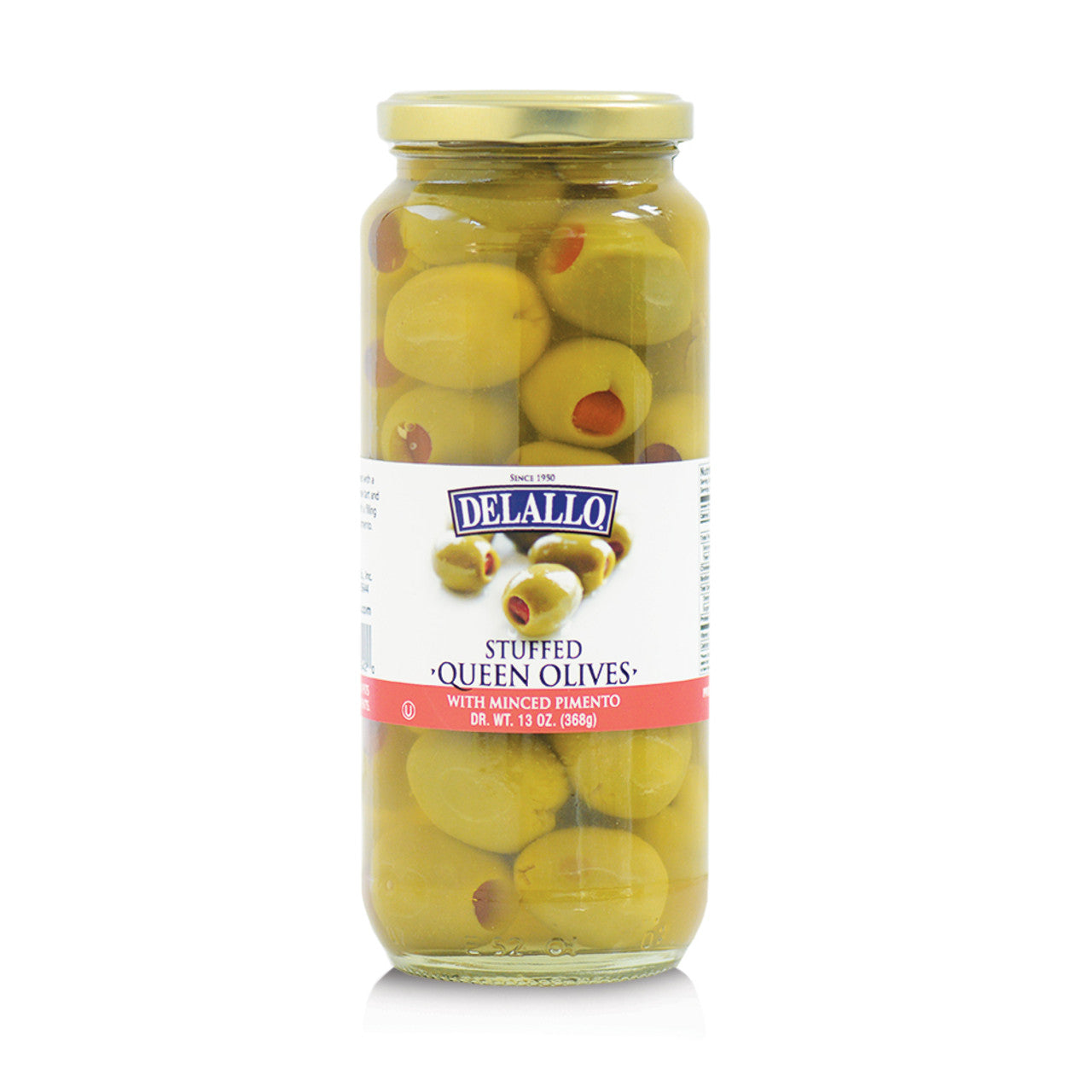 Delallo Stuffed Queen Olives 13oz