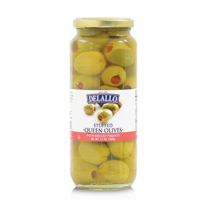 Delallo Stuffed Queen Olives 13oz