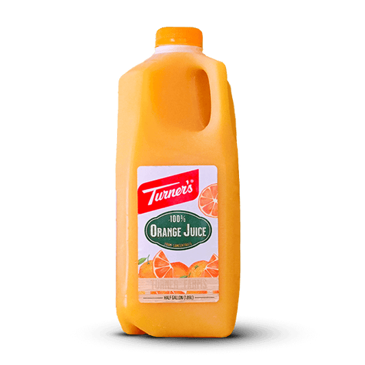 Turner's Orange Juice 1/2 Gallon