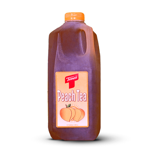 Turner's Peach Tea 1/2 Gallon