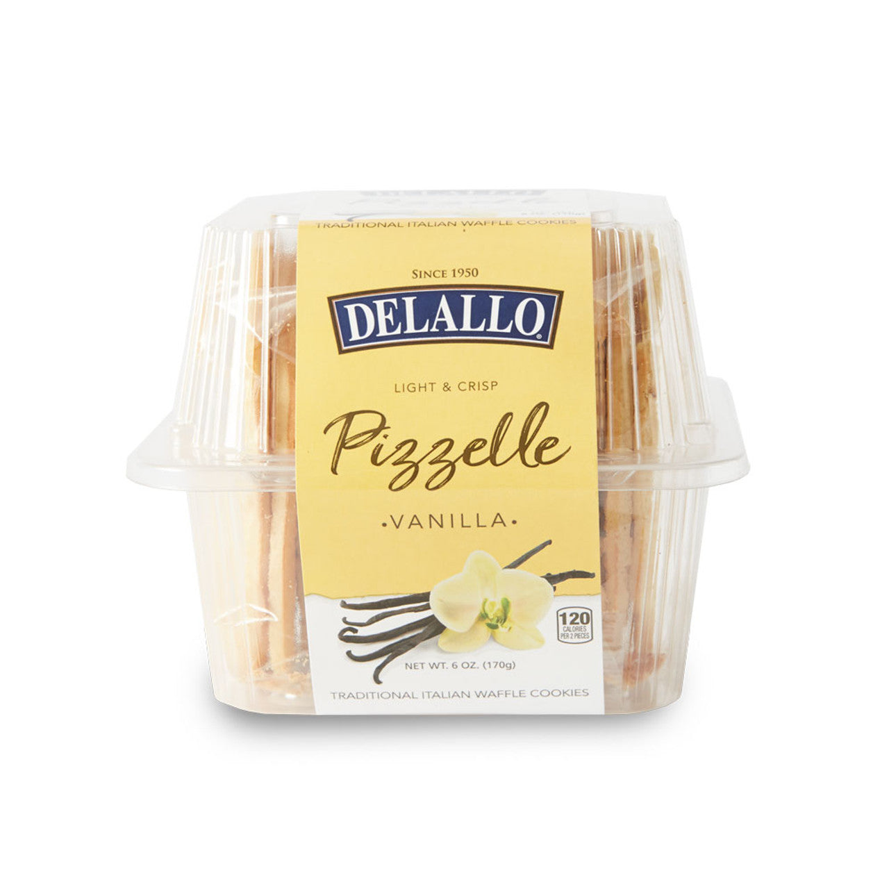 Delallo Vanilla Pizzelle 6oz